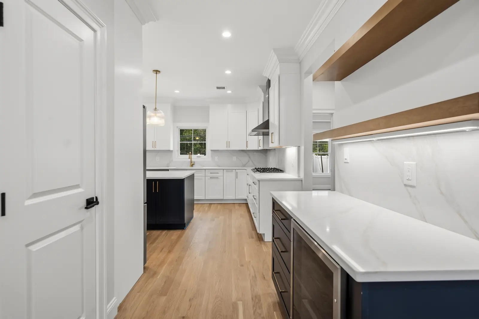 Syosset new construction — kitchen view