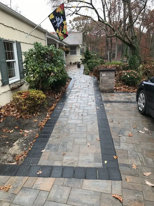 Masonry & Paving project — pathway stone