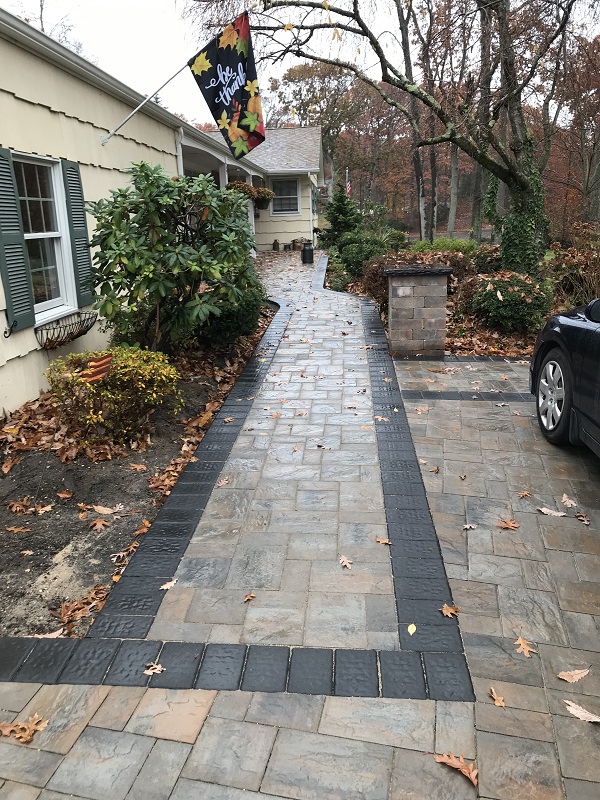 Masonry & Paving project — pathway stone