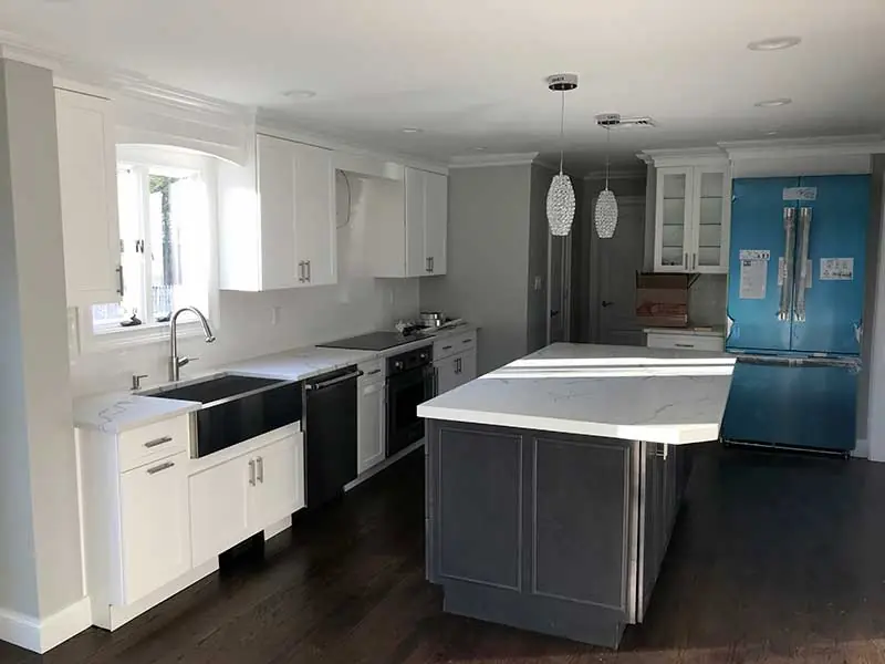 Kitchen remodel on Long Island — finished kitchen