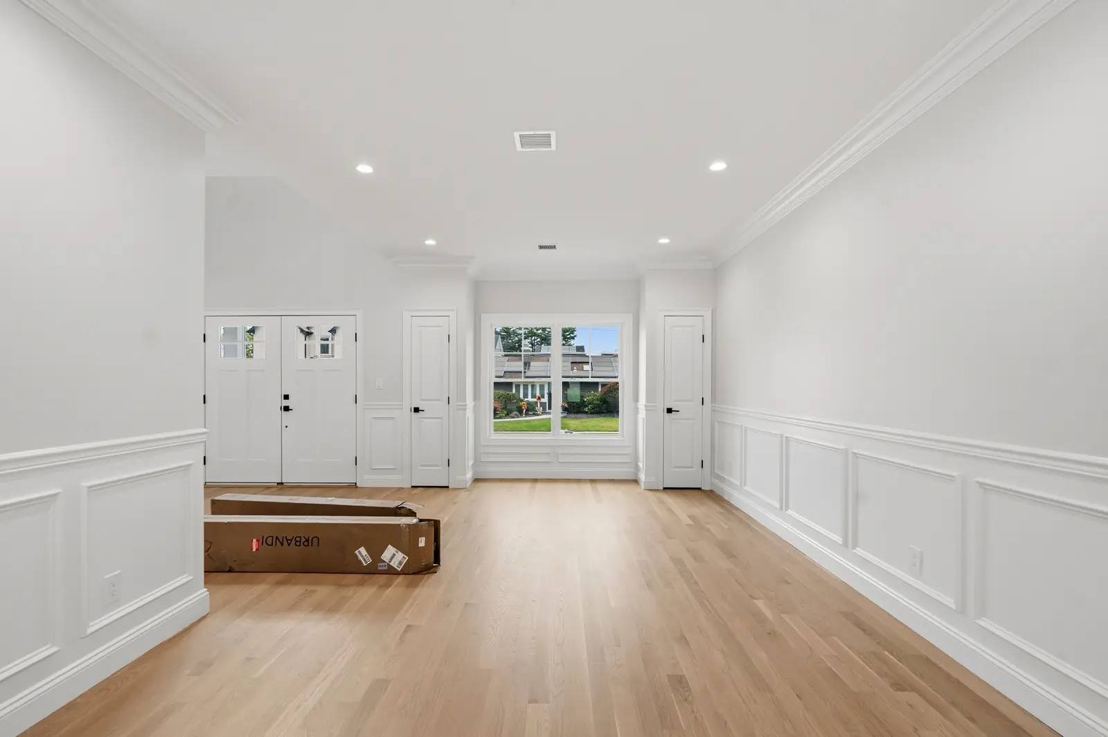 Syosset new construction — front living room