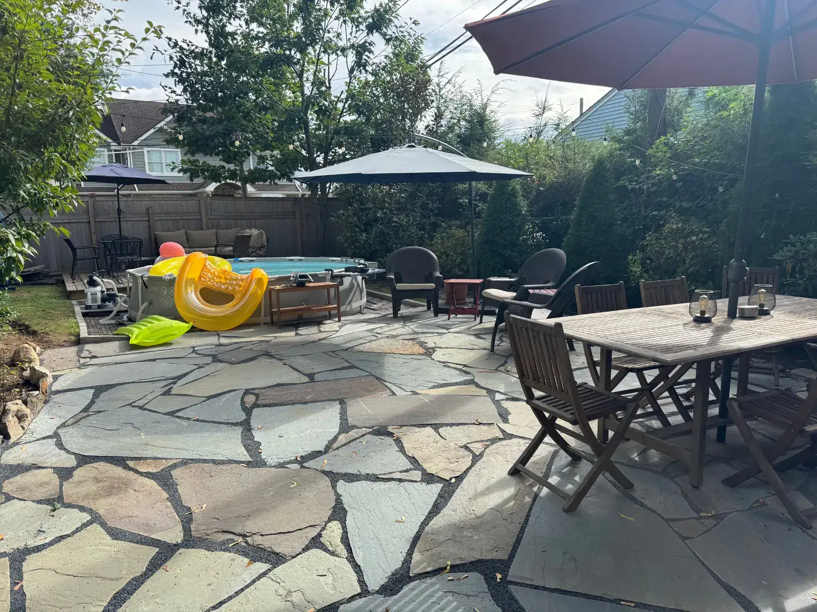 Masonry and paving on Long Island — flagstone patio paving