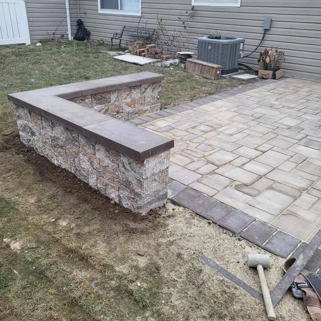 Patio Pavers Before and After